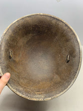 Load image into Gallery viewer, Original WW2 British / Canadian Army Mk3 High Rivet Combat Helmet Shell - The Militaria Shop