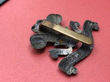 Load image into Gallery viewer, Original WW1 British Army Cap Badge - Denbighshire Hussars Yeomanry Regiment - The Militaria Shop