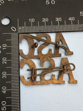 Load image into Gallery viewer, Original WW1 British Army Service Corps (A.S.C.) Shoulder Titles - The Militaria Shop