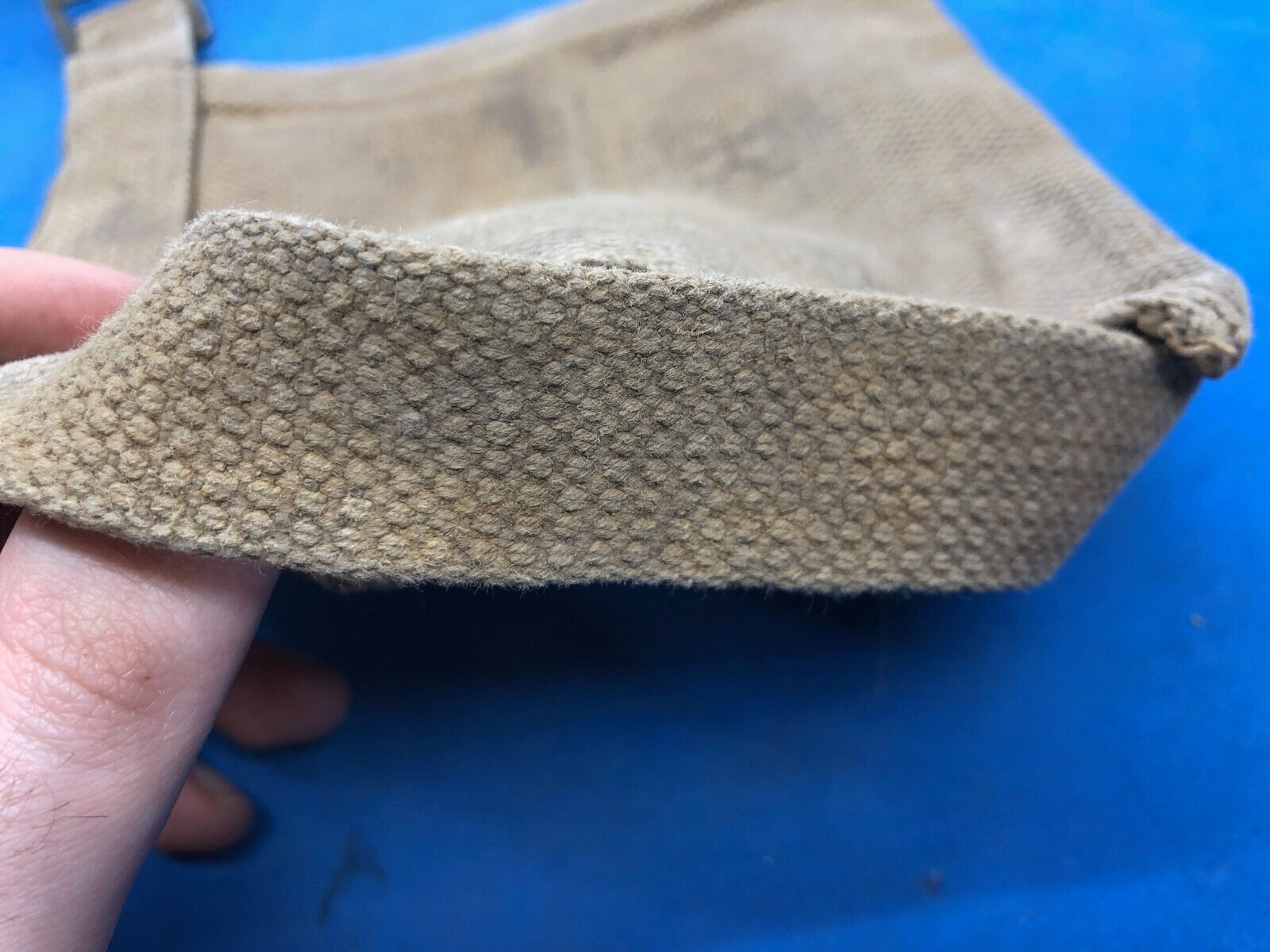 WW2 British Army 37 Pattern Webbing Water Bottle Carrier Harness - 1943 Dated - The Militaria Shop