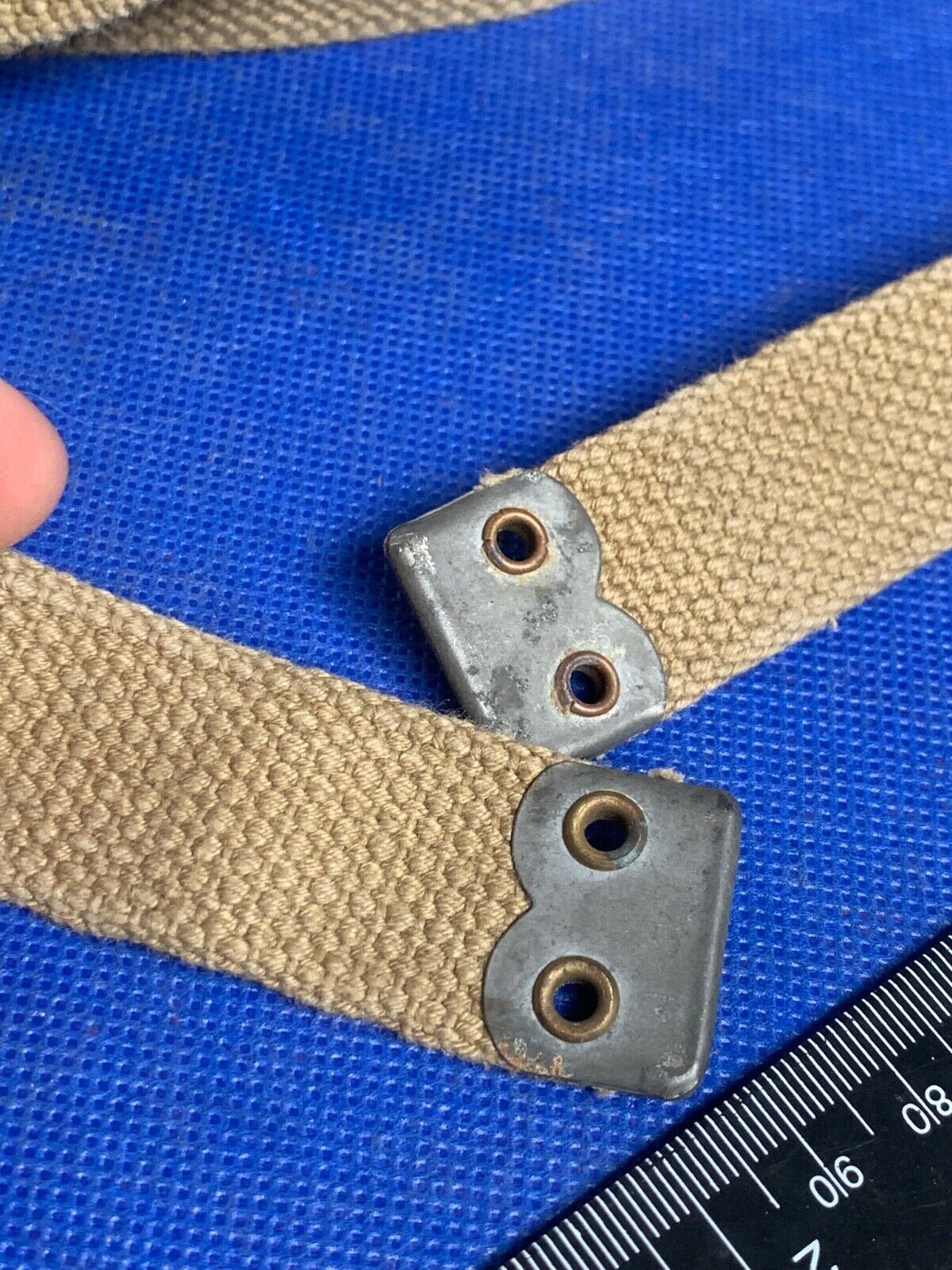 Original WW2 British Army 37 Pattern Shoulder Strap - NORMAL - M&S 1945 - The Militaria Shop