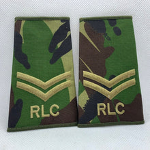 Charger l'image dans la galerie, Royal Logistics Corps RLC Rank Slides / Epaulette Pair Genuine British Army -NEW - The Militaria Shop