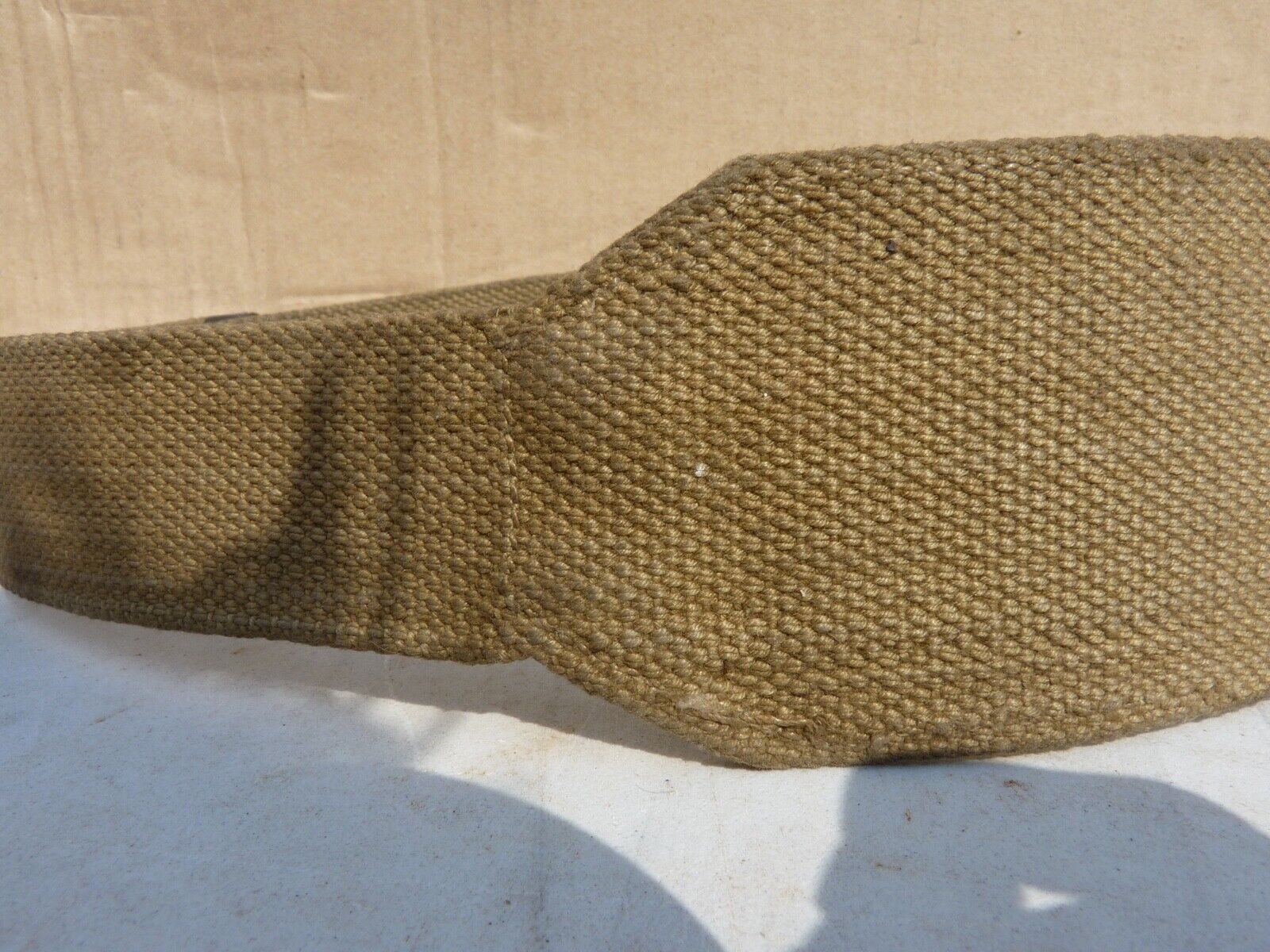 Original WW2 British Army 37 Pattern Yoke Utility Shoulder Strap - M.E.Co 1940 - The Militaria Shop