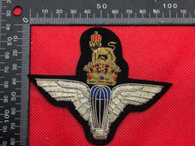 Load image into Gallery viewer, British Army Bullion Embroidered Blazer Badge - Parachute Regiment - The Militaria Shop