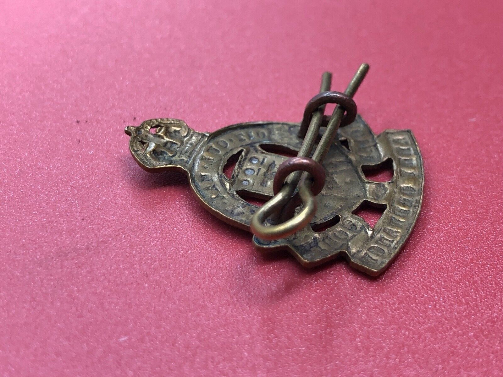 Original WW2 British Army Cap Badge - RAOC Royal Army Ordinance Corps - The Militaria Shop