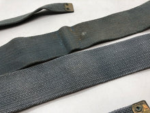 Load image into Gallery viewer, Original WW2 British Royal Air Force Blue 37 Pattern L Strap Set - The Militaria Shop