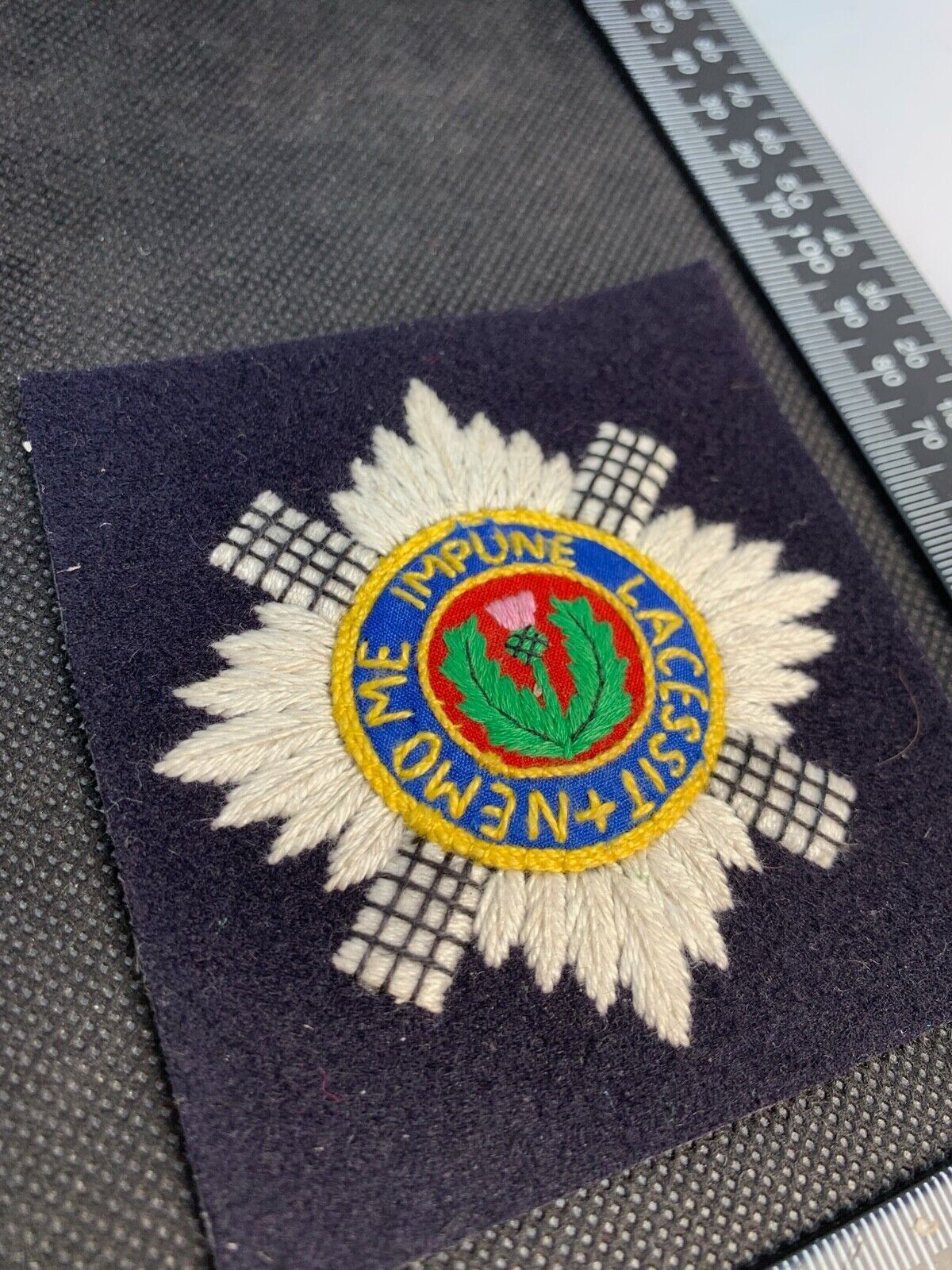British Army Scots Guards Regiment Embroidered Blazer Badge - The Militaria Shop