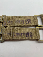 Charger l'image dans la galerie, Original WW2 British Army 37 Pattern Brace Adaptors - Bagcraft Ltd - The Militaria Shop