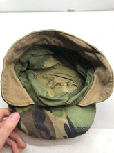 Charger l'image dans la galerie, Original British Army 1968 68 Pattern Cold Weather Combat Camouflaged Cap - 48cm - The Militaria Shop