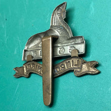 Load image into Gallery viewer, Original WW2 British Army Cap Badge - The Lincolnshire Regiment - The Militaria Shop
