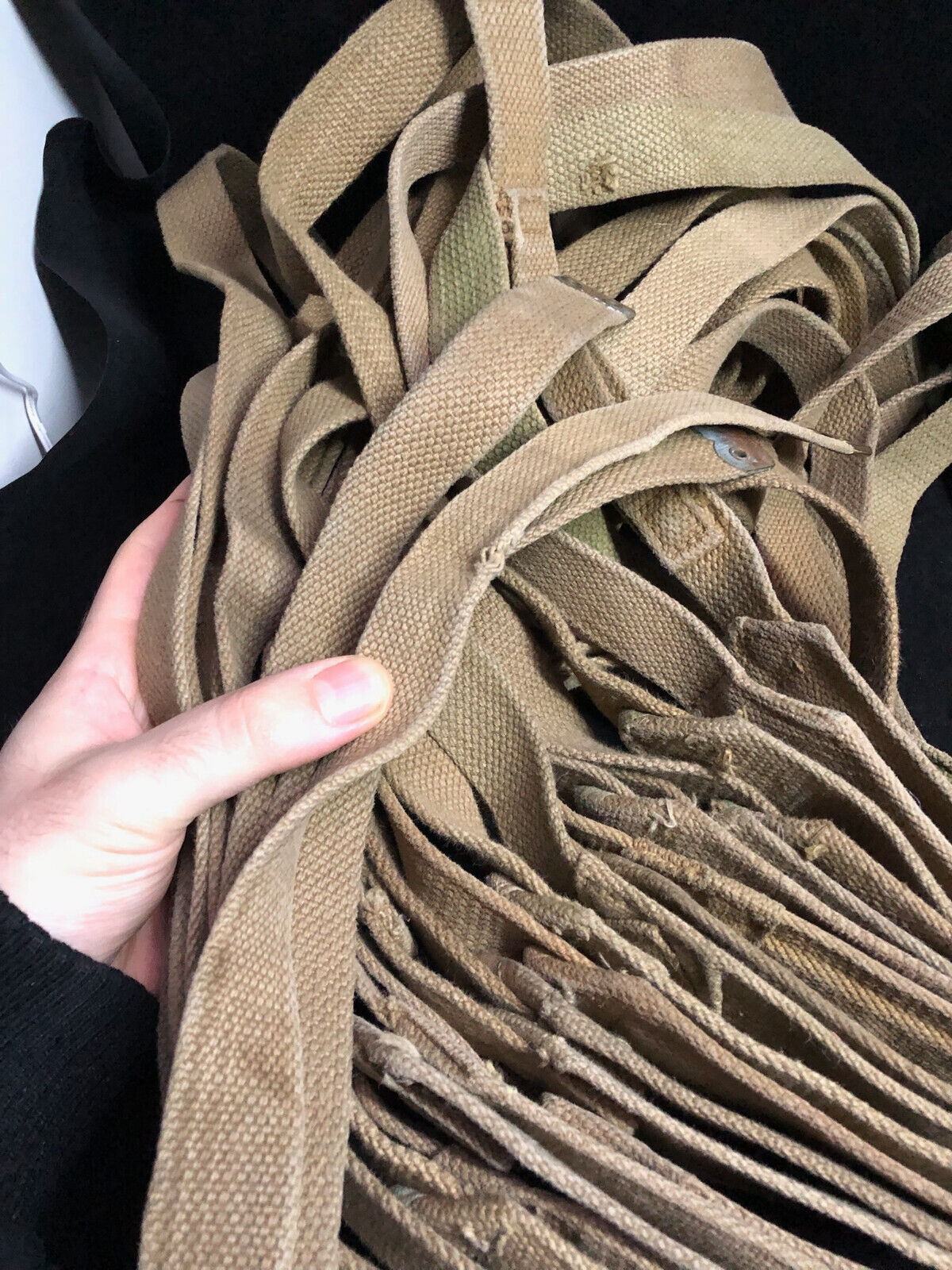 Original WW2 British Army 37 Pattern Shoulder Strap - Size Normal - The Militaria Shop