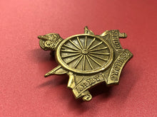 Load image into Gallery viewer, Original WW1 British Army Army Cyclist Corps Non Voided Cap Badge - The Militaria Shop