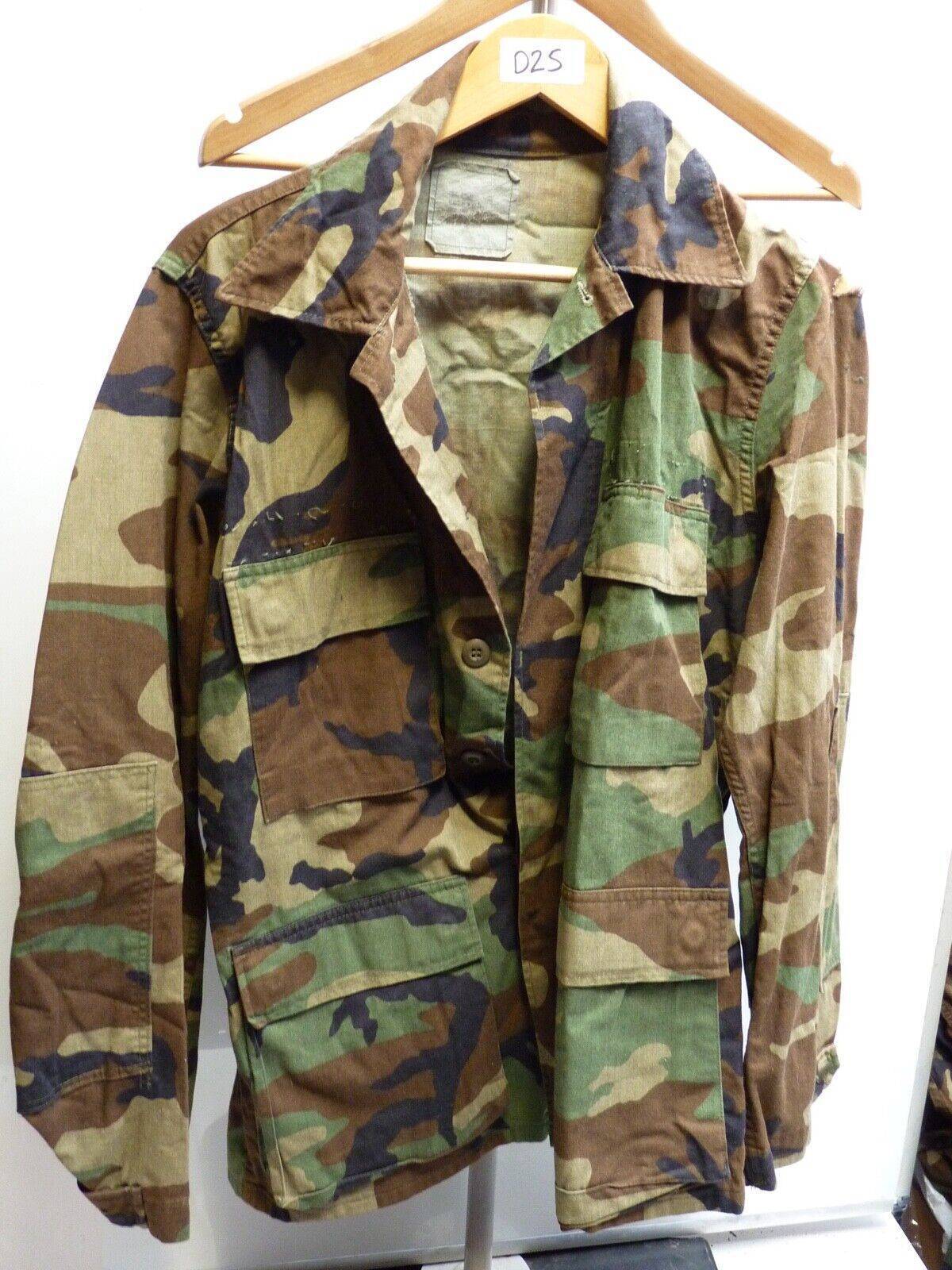 Genuine US Airforce Camouflaged BDU Battledress Uniform - 33 to 37 Inch Chest - The Militaria Shop