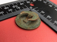 Load image into Gallery viewer, Original WW2 British Army Kings Crown For Loyal Service Lapel Badge - The Militaria Shop