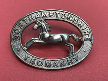 Load image into Gallery viewer, British Army Regimental Cap Badge - Northamptonshire Yeomanry - The Militaria Shop