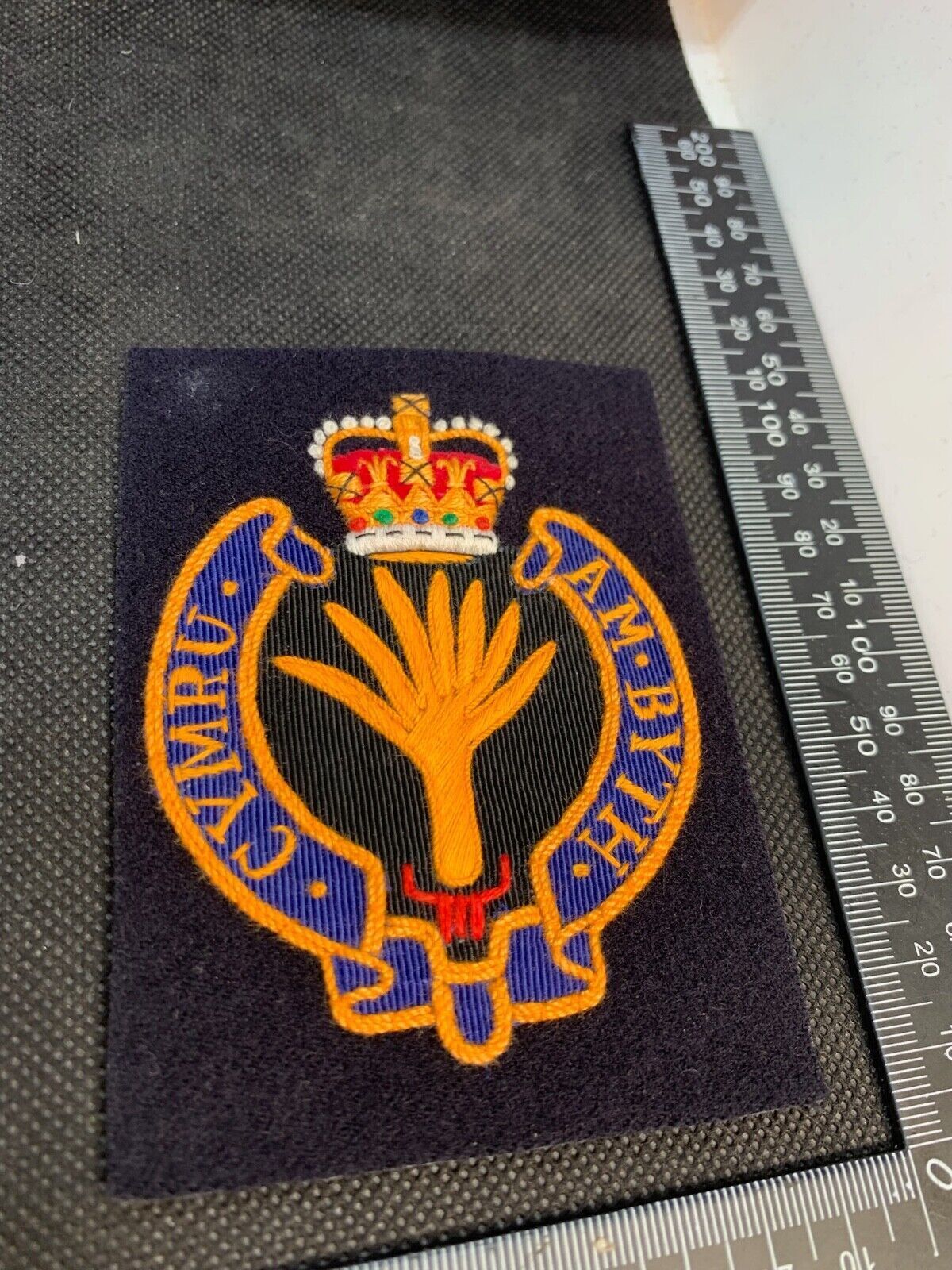 British Army Welsh Guards Regiment Embroidered Blazer Badge - The Militaria Shop