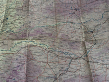 Load image into Gallery viewer, Original WW2 British Army / RAF Map - Satpura Mountains - The Militaria Shop