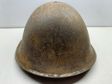 Charger l'image dans la galerie, Geunine British / Canadian Army Mk3 WW2 Combat Helmet - Uncleaned Original - The Militaria Shop
