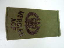 Charger l'image dans la galerie, Mercian ACF OD Green Rank Slides / Epaulette Pair Genuine British Army - NEW - The Militaria Shop