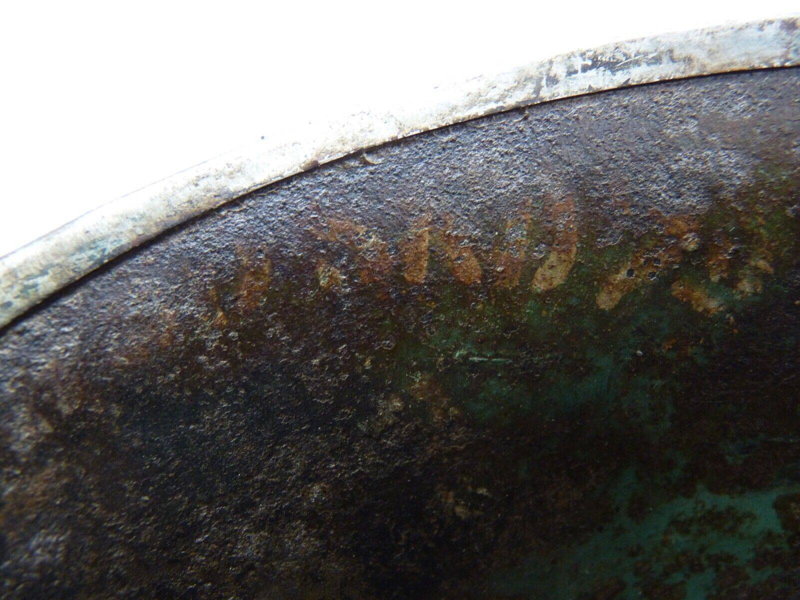 Original WW2 British / Canadian Army Mk3 High Rivet Turtle Army Combat Helmet - The Militaria Shop