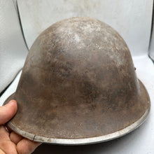 Load image into Gallery viewer, Mk3 Canadian / British Army Original WW2 Turtle Helmet High Rivet - The Militaria Shop