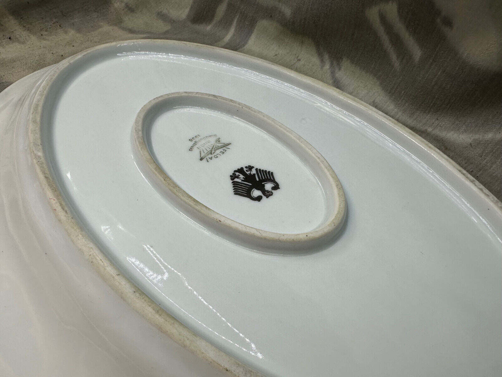 Original Pre/Early WW2 German Army Officers Mess Serving Platter - Felda Rhon - The Militaria Shop