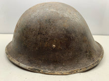 Load image into Gallery viewer, Geunine British / Canadian Army Mk3 WW2 Combat Helmet - Uncleaned Original - The Militaria Shop