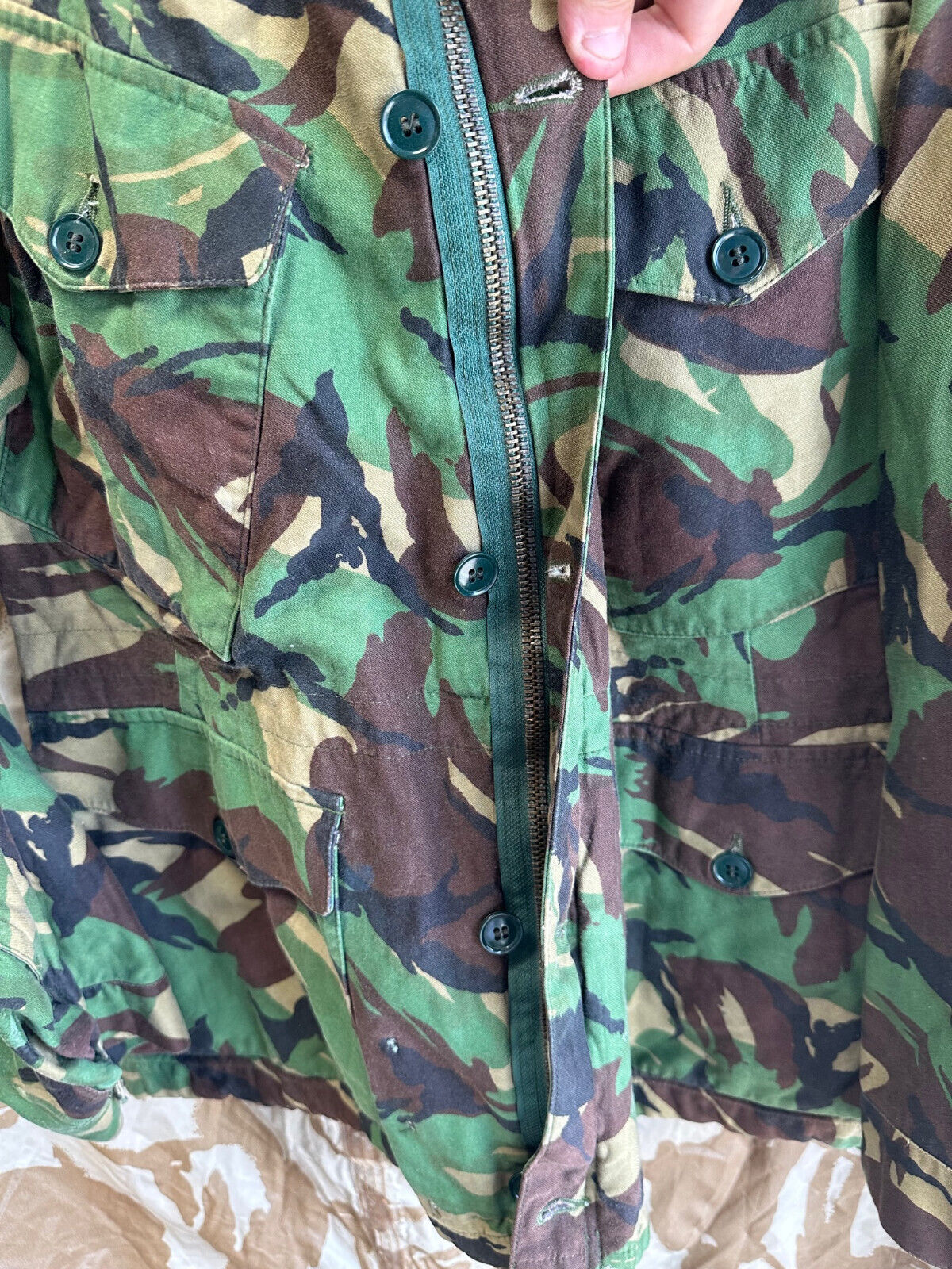 Genuine British Army 1968 Pattern DPM Combat Smock - Size 2 - 38" Chest - The Militaria Shop
