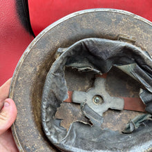 Load image into Gallery viewer, Original WW2 British Army Mk2 Brodie Helmet & Liner - South African Made - The Militaria Shop