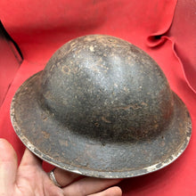 Load image into Gallery viewer, Original WW2 British Army Mk2 Brodie Helmet & Liner - South African Made - The Militaria Shop