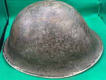 Load image into Gallery viewer, Original WW2 British Army / Canadian Army Mk3 Turtle Combat Helmet - The Militaria Shop