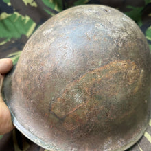 Load image into Gallery viewer, Original WW2 British / Canadian Army Mk3 Turtle Helmet - The Militaria Shop