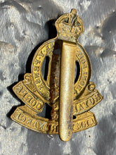 Load image into Gallery viewer, Original British Army WW1 / WW2 Royal Army Ordnance Corps Cap Badge - The Militaria Shop