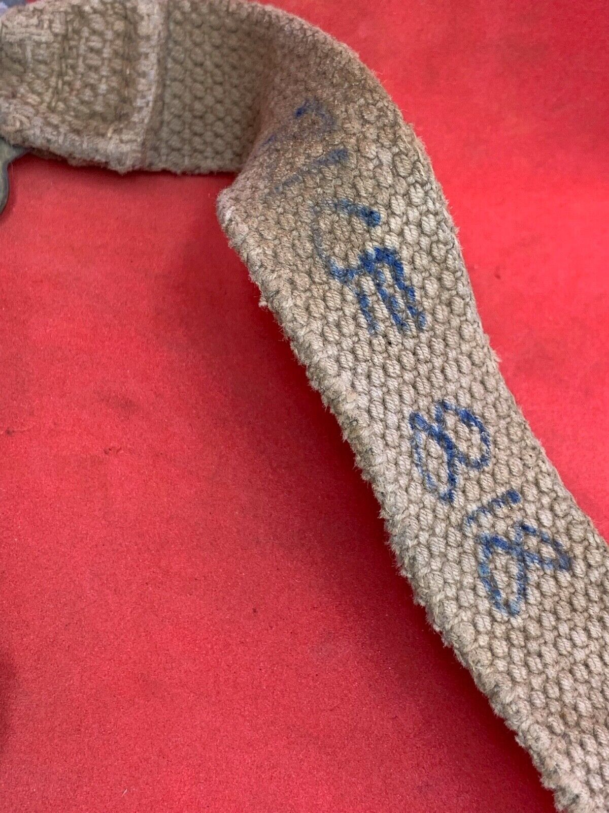 Original WW2 Pattern British Army L Straps Pair - 37 Pattern Webbing Haversack - The Militaria Shop