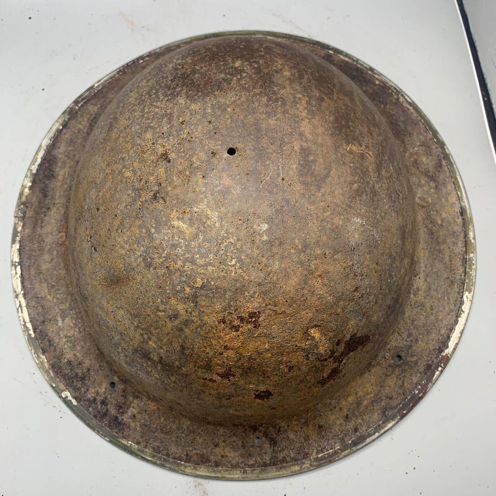 Original WW2 South African Army Mk2 Brodie Helmet - British Style Combat Helmet - The Militaria Shop