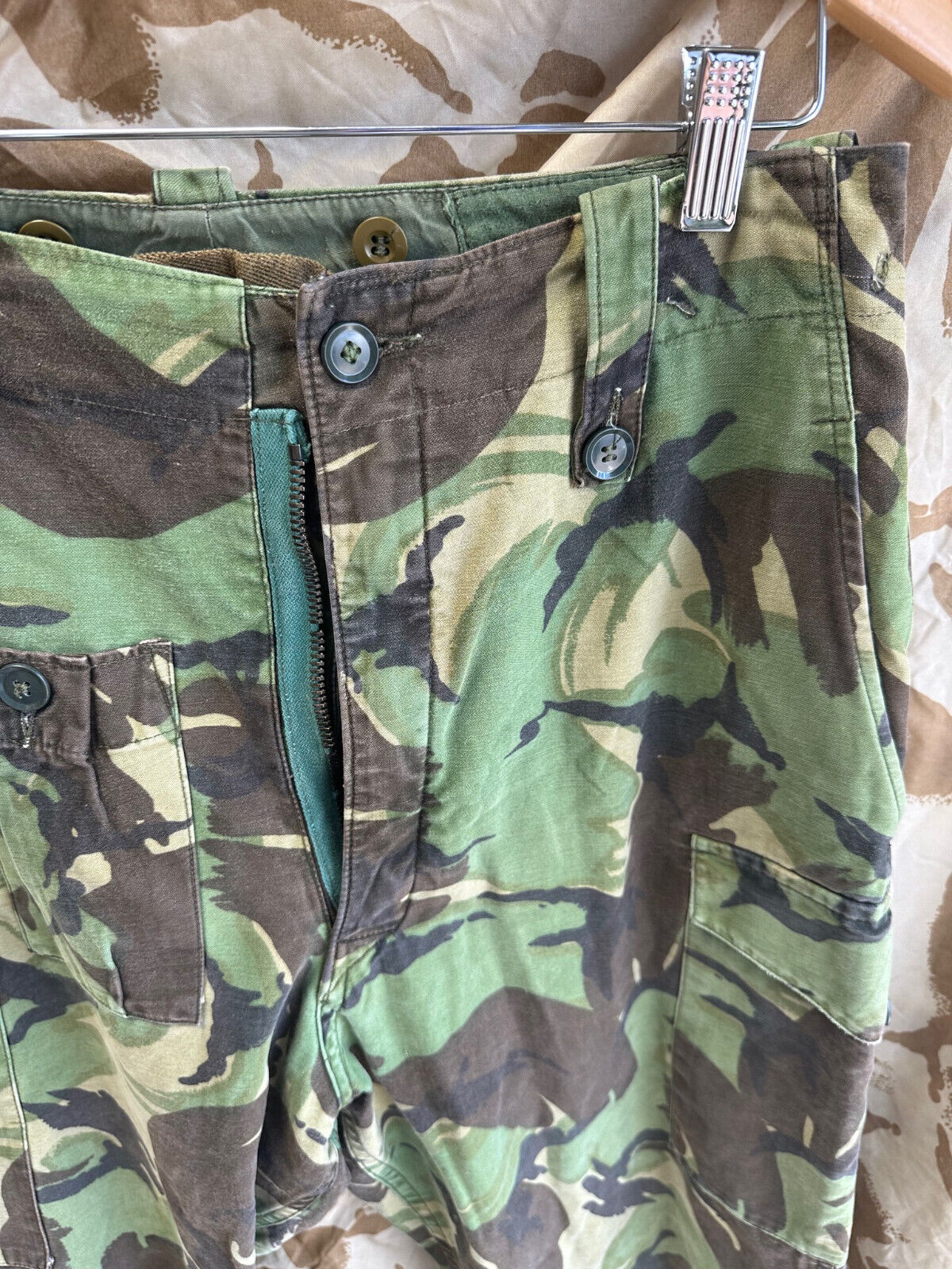 Genuine British Army 1968 Pattern DPM Combat Trousers - Size 2 - 32" Waist - The Militaria Shop