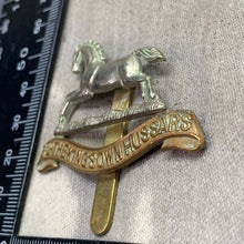 Load image into Gallery viewer, Original WW2 British Army Cap Badge - 3rd The King's Own Hussars - The Militaria Shop