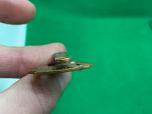 Load image into Gallery viewer, Genuine WW2 British Army Ordinance Corps Brass Cap Badge - Kings Crown - The Militaria Shop
