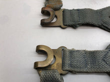 Load image into Gallery viewer, Original WW2 British Royal Air Force Blue 37 Pattern L Strap Set - The Militaria Shop