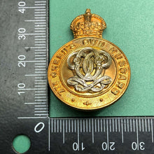 Load image into Gallery viewer, Original British Army Cap Badge Kings Crown - 7th Queen's Own Hussars - The Militaria Shop