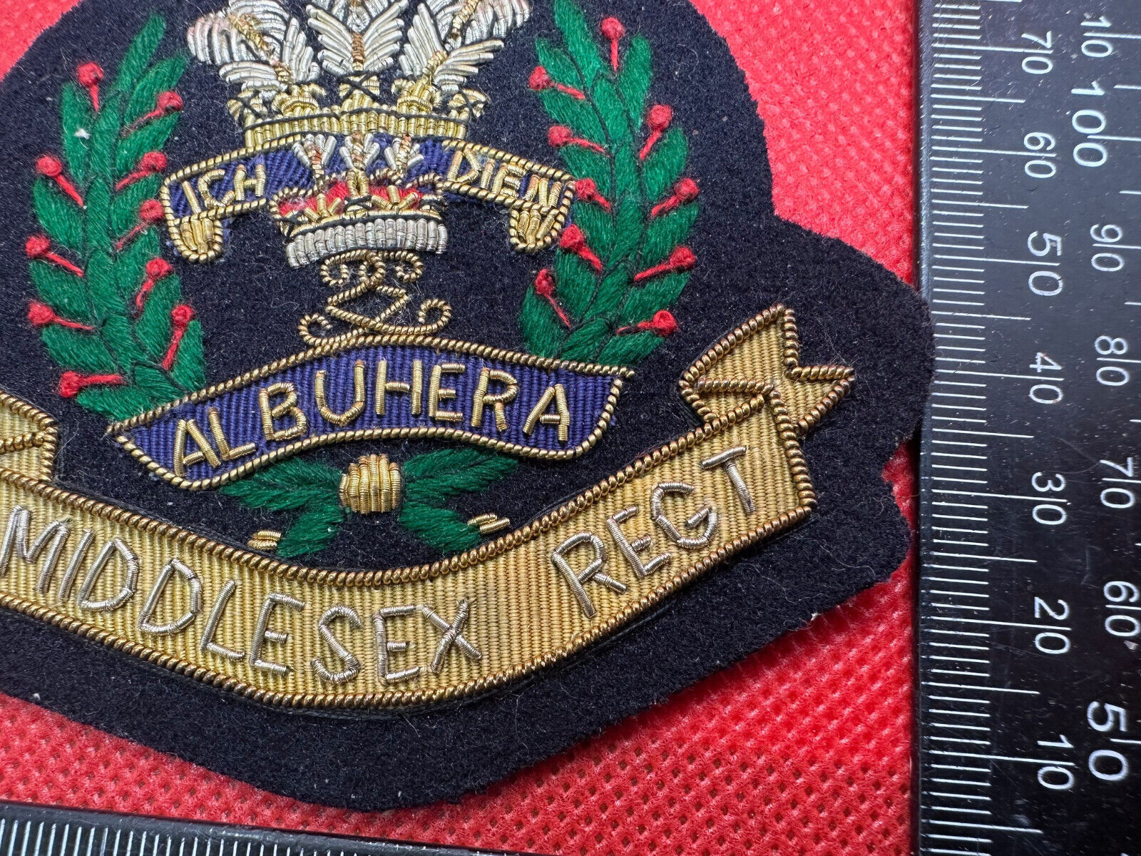 British Army Bullion Embroidered Blazer Badge - Inniskilling Fusiliers - The Militaria Shop