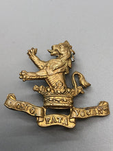 Load image into Gallery viewer, Original WW2 British Army 7th (Princess Royal’s) Dragoon Guards Cap Badge - The Militaria Shop