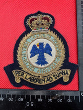 Charger l'image dans la galerie, British RAF Royal Air Force Training Command Bullion Embroidered Blazer Badge - The Militaria Shop