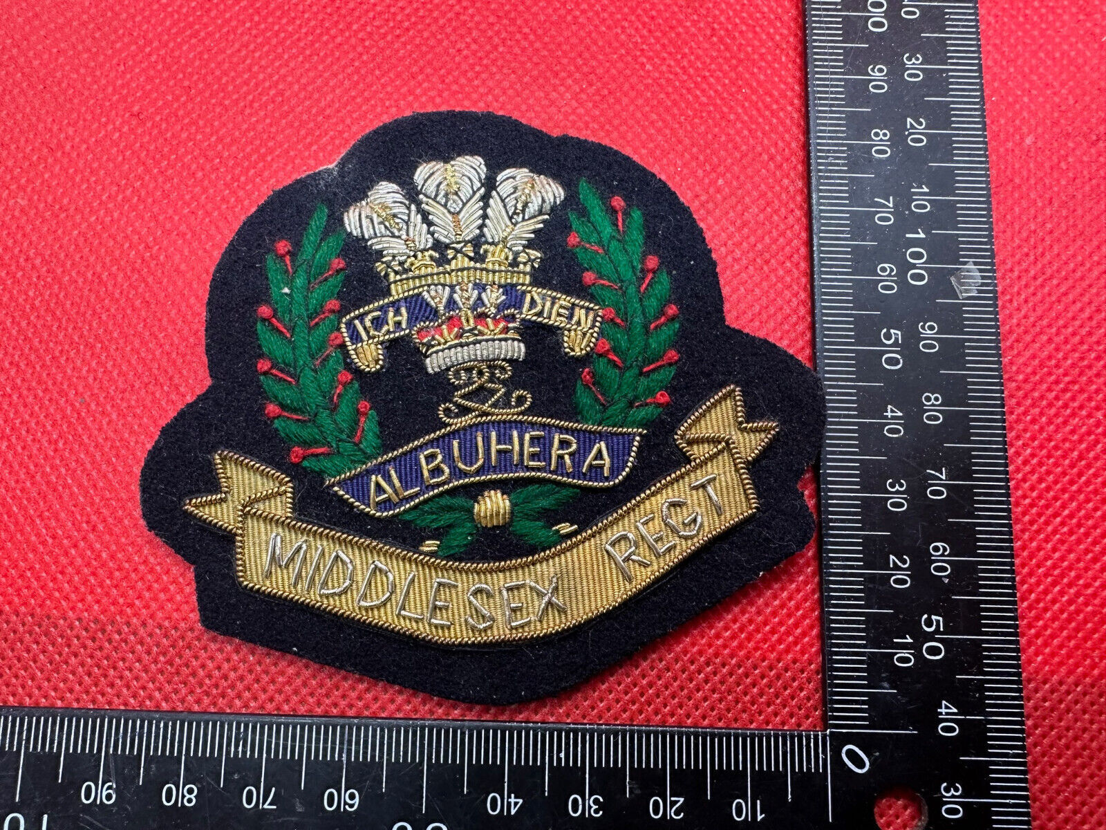 British Army Bullion Embroidered Blazer Badge - Inniskilling Fusiliers - The Militaria Shop