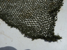 Load image into Gallery viewer, Original WW2 British Army Combat Helmet Net - Fits Mk2, Mk3 or US M1 Helmet - The Militaria Shop