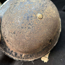 Lade das Bild in den Galerie-Viewer, Original WW2 British Home Front Civil Defence Warden's Helmet - Complete - - The Militaria Shop