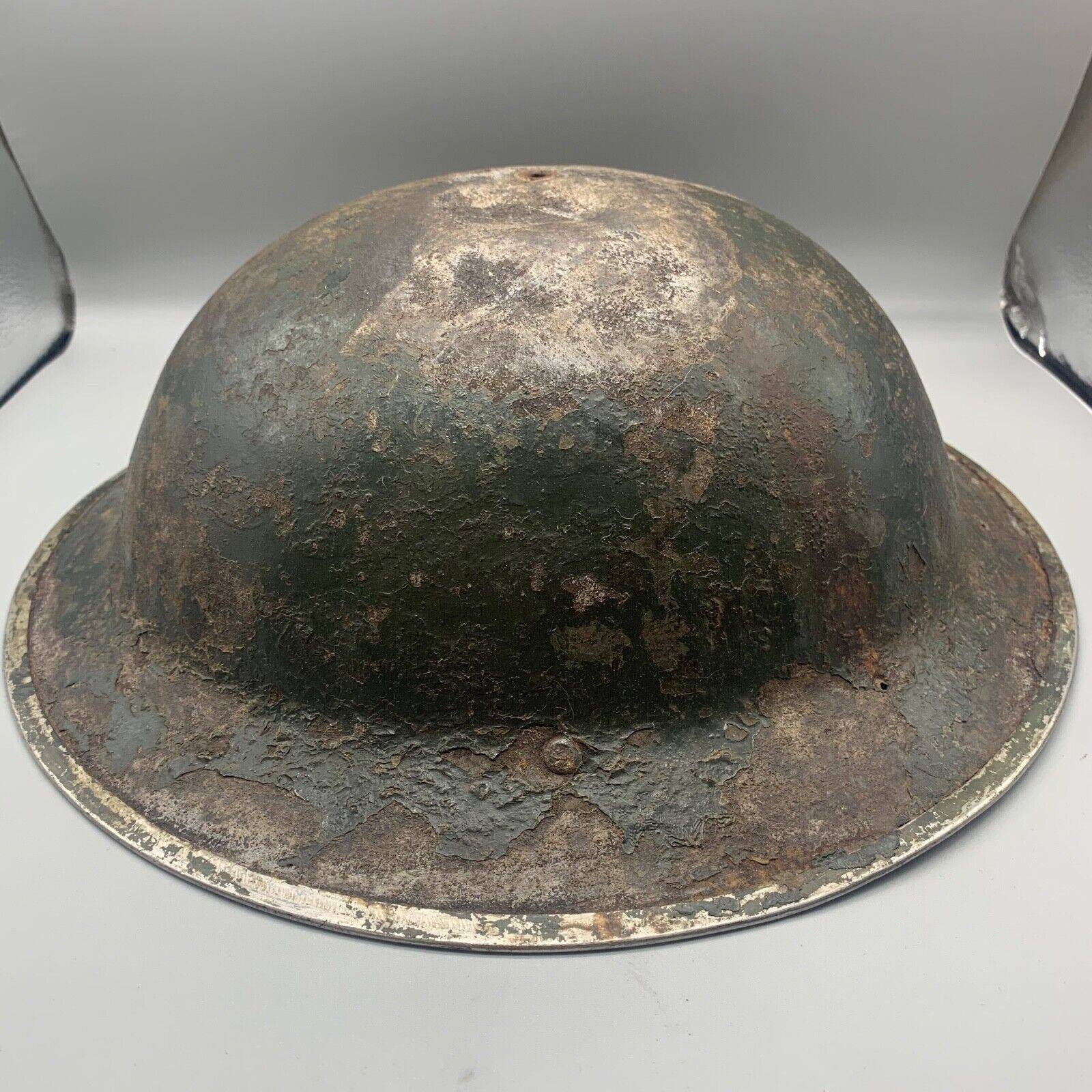 Original WW2 South African Army Mk2 Brodie Helmet - British Style Combat Helmet - The Militaria Shop