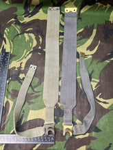 Load image into Gallery viewer, Original British Royal Air Force RAF Blue L Strap Pair - WW2 37 Pattern - The Militaria Shop