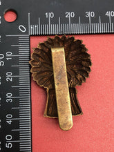 Load image into Gallery viewer, Original WW2 British Army Lothians & Border Horse Cap Badge - The Militaria Shop
