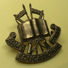 Load image into Gallery viewer, Original WW2 British Army Cap Badge - Army Education Corps - The Militaria Shop